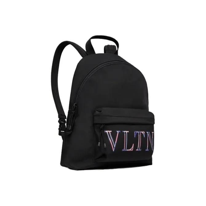 Valentino Nylon Backpack Unisex Black-2