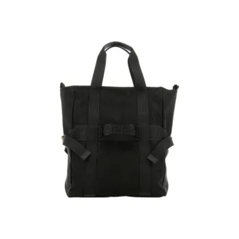 VERSACE Nylon Handbag Regular Men's Black