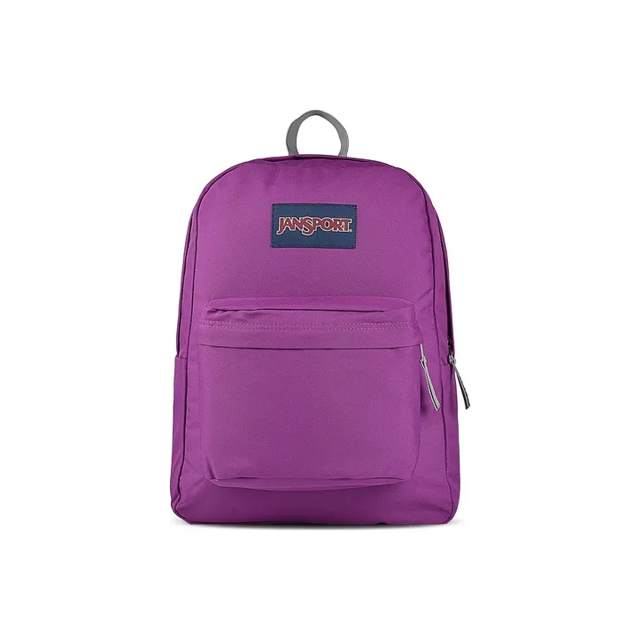 JanSport Polyester Backpack Medium Size Unisex Violet-0