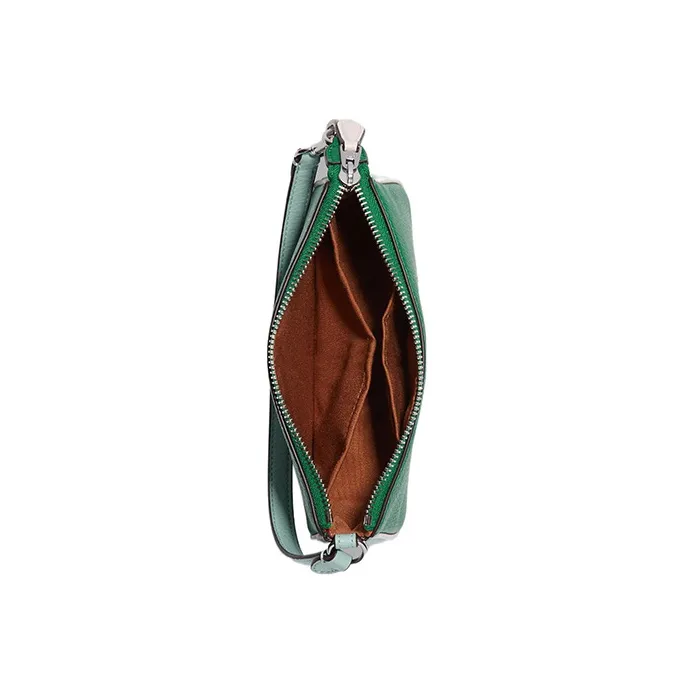 COACH Leather Pochette, Shoulder Bag, Wrist Bag Trumpets Women's Green-2