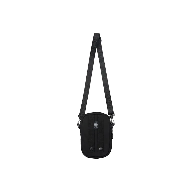 MostwantedLab Polyester Webbing Crossbody Bag Regular Unisex Black-1