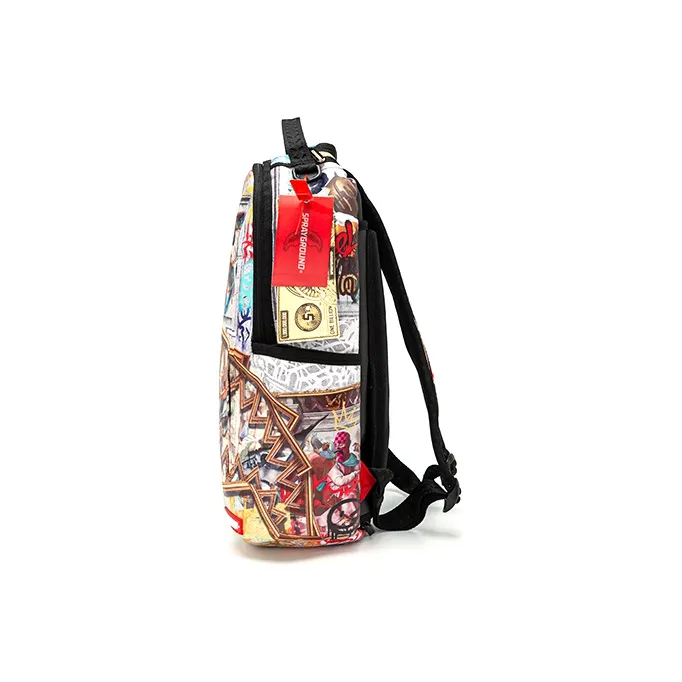 SPRAYGROUND Fabric Travel Bag Large Size Multicolor-2