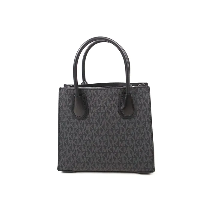 Michael Kors Mercer Signature Messenger Bag Medium Black-3