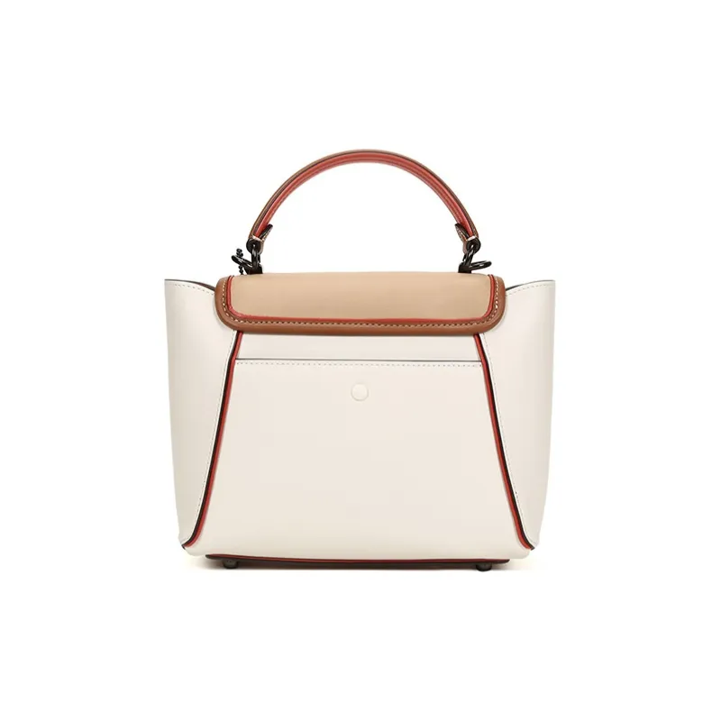 COACH Leather Handbag Crossbody Bag Shoulder Bag Women's Chalk White-3