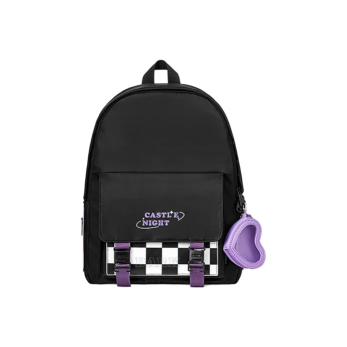 MR.ACE HOMME Nylon Fabric Backpack Regular Women's Black-8