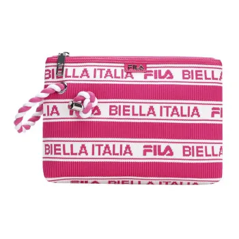 FILA Fabric Shopping Bag Clutch Regular Women's Fluorescent Vivid Red