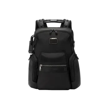 TUMI Alpha Bravo Elastic Nylon Backpack Regular Men's Black