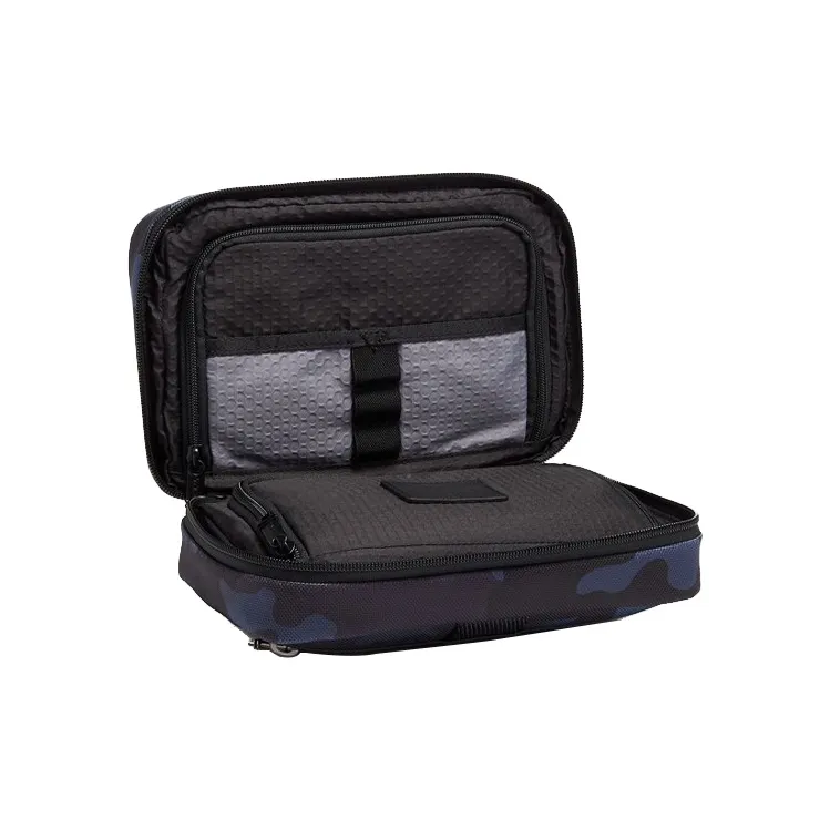 TUMI Alpha Bravo Canvas Toiletry Bag Men's Camouflage Blue-1