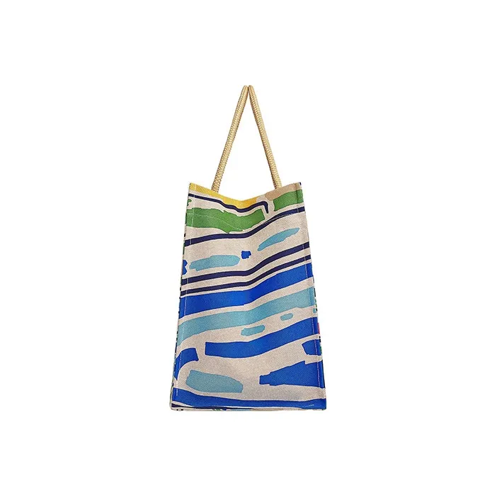HERMES Water-Resistant Canvas Tote Bag Handbag Beach Bag Shoulder Bag Regular Women's-3