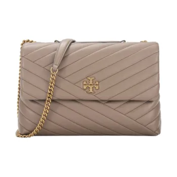 TORY BURCH TB Kira Sheepskin Square Bag Crossbody Bag Shoulder Bag Women's Umber