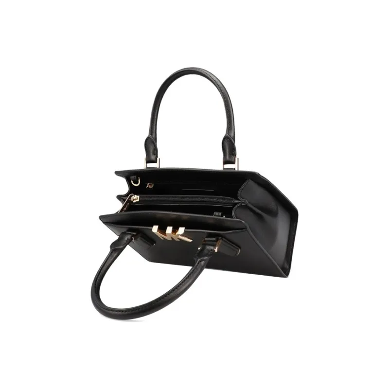 MICHAEL KORS MICHAEL KORS Luggage Collection Cow Leather Handbag Women's Black-4