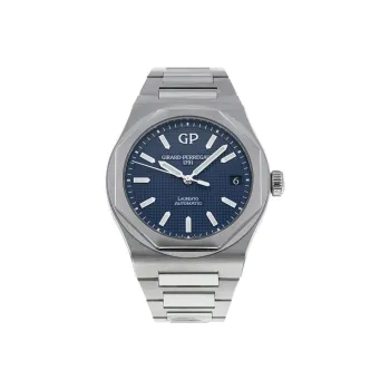 GP Laurel Series Automatic Mechanical Movement Men's Watches Watch Blue Dial Stainless Steel Case