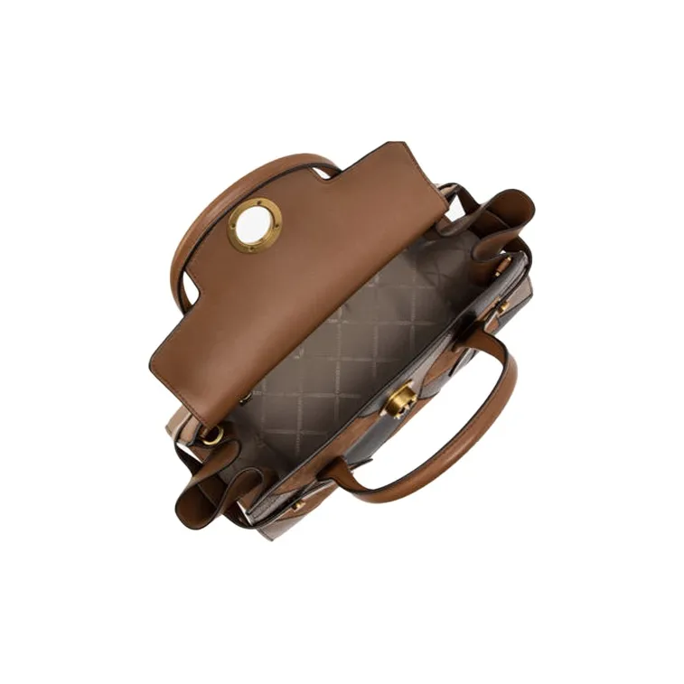 MICHAEL KORS Carmen Leather Shoulder Bag Crossbody Bag Handbags Regular Women's Brown-2