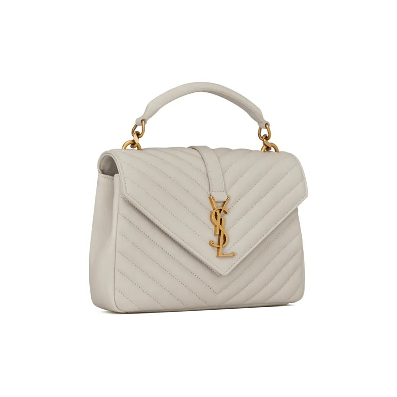 SAINT LAURENT College Quilted Medium Shoulder Bag-2