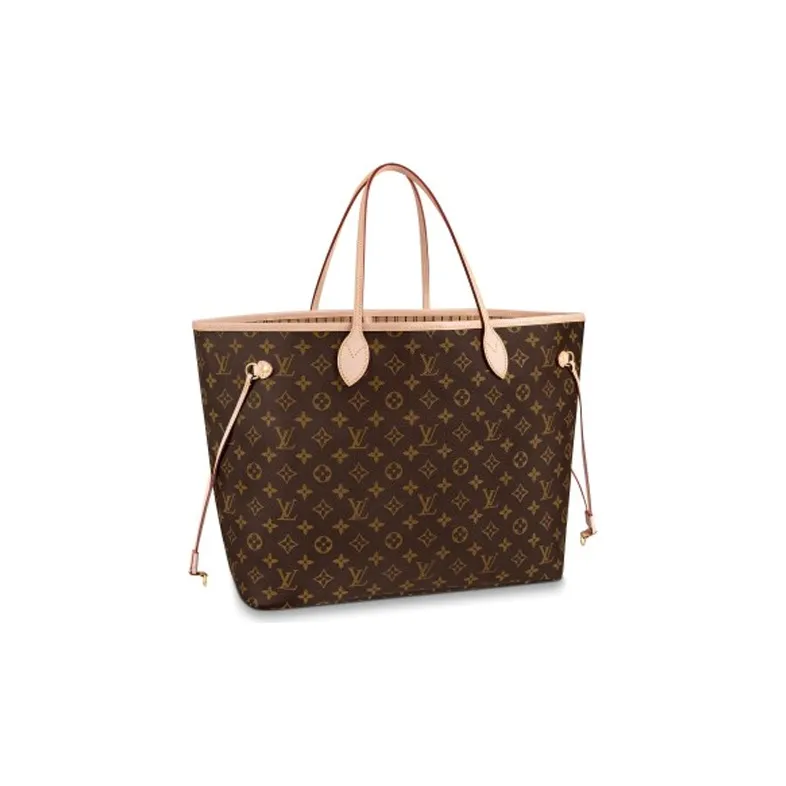LOUIS VUITTON NEVERFULL Coated Canvas With Leather Combo Bag, Tote Bag, Shopping Bag, Handbag, Shoulder Bag Women's-2