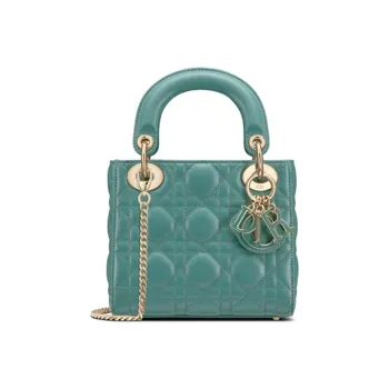 DIOR Lady Dior Sheepskin Dior Bag Shoulder Bag Crossbody Bag Handbag Mini Women's Moss Green