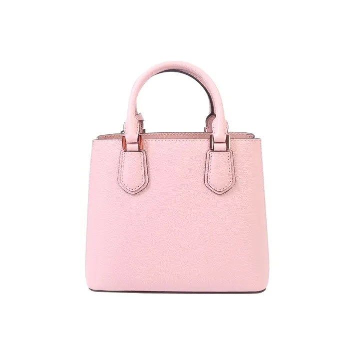 MICHAEL KORS Adele Leather Lockhead Crossbody Handbag Medium Size Women's Pink-1