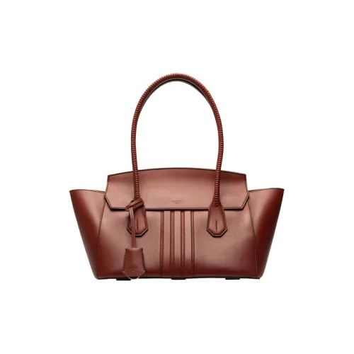 BALLY Leather Controller Bag Handbag Shoulder Bag Regular Women
s Red