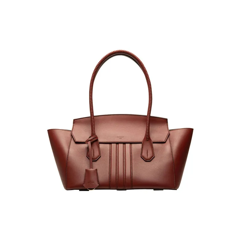 BALLY Leather Controller Bag Handbag Shoulder Bag Regular Women's Red-0