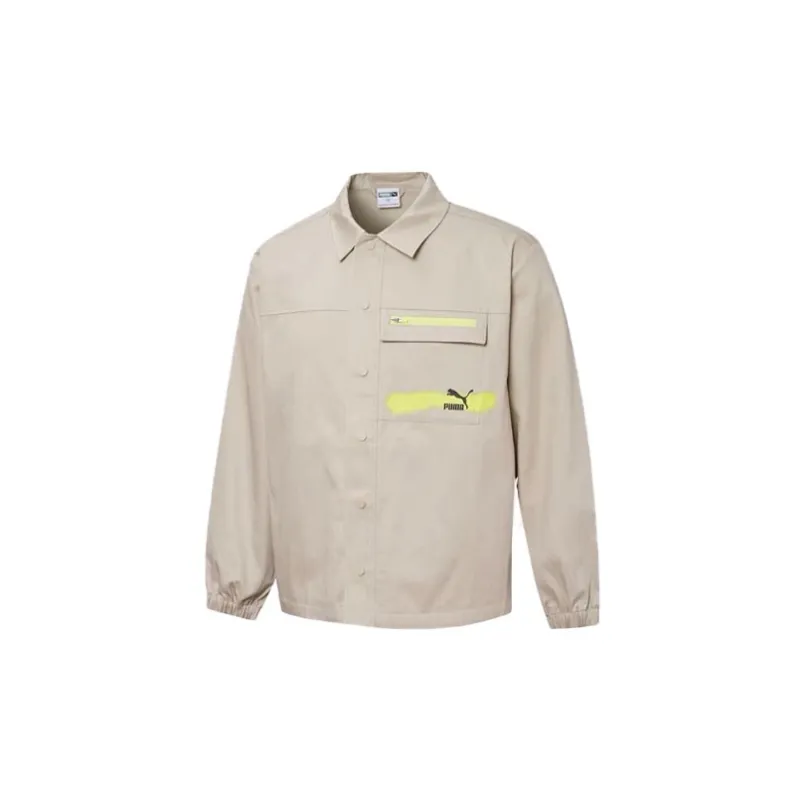 PUMA Jackets Men Umber-1