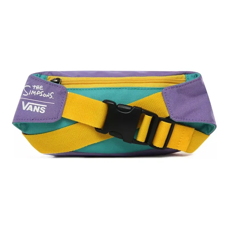 Vans The Simpsons, Collaboration Polyester Fanny Pack Regular Unisex Purple Green Multicolor-2