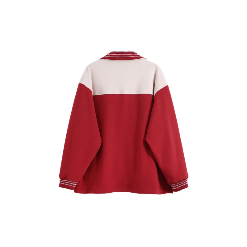 F426 Velvet Jackets Unisex Red-1