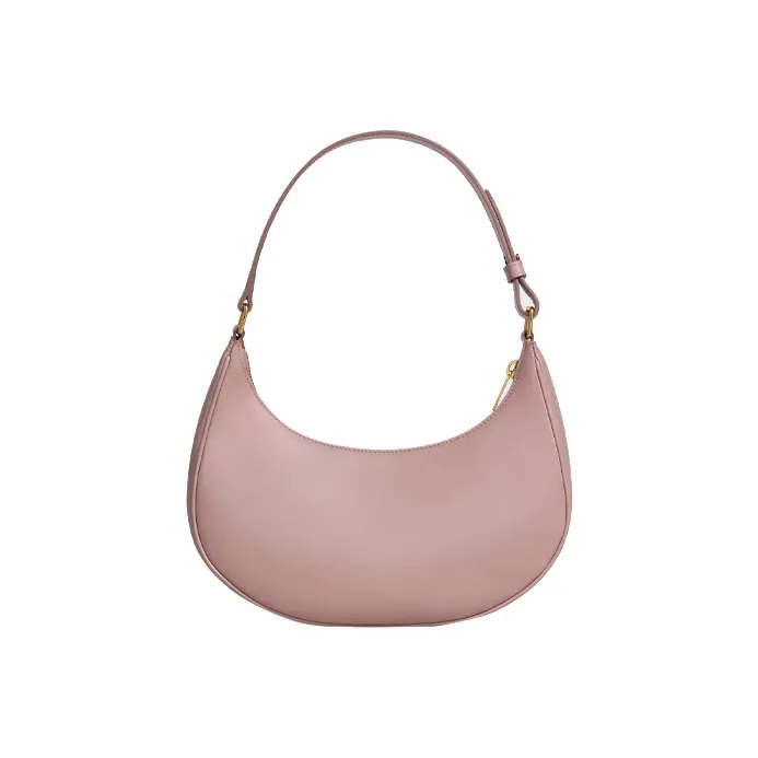 CELINE AVA Smooth Cow Leather Shoulder Bag Handbag Shoulder Bag Women's Vintage Pink Red-2