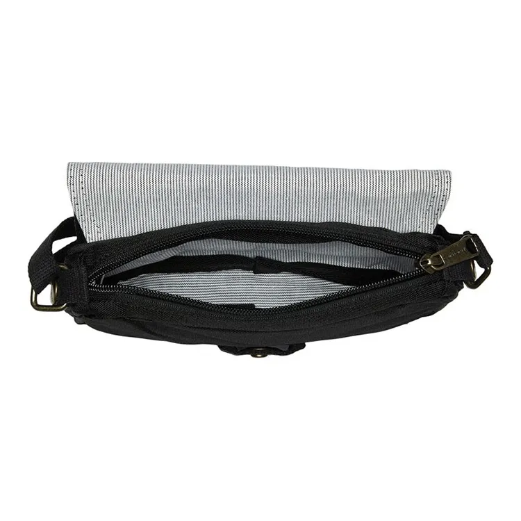 Carhartt Fabric Crossbody Bag, Shoulder Bag Unisex Black-3