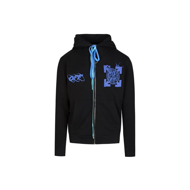 OFF WHITE Graphic Logo Hoodie-1