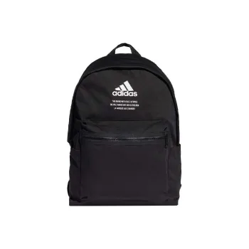 Adidas Recycled Polyester Twill Backpack Regular Unisex Black