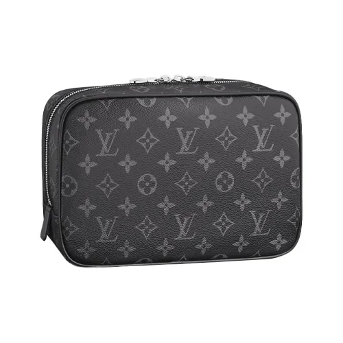 LOUIS VUITTON Toiletry Pouch Monogram Eclipse GM Black/Grey