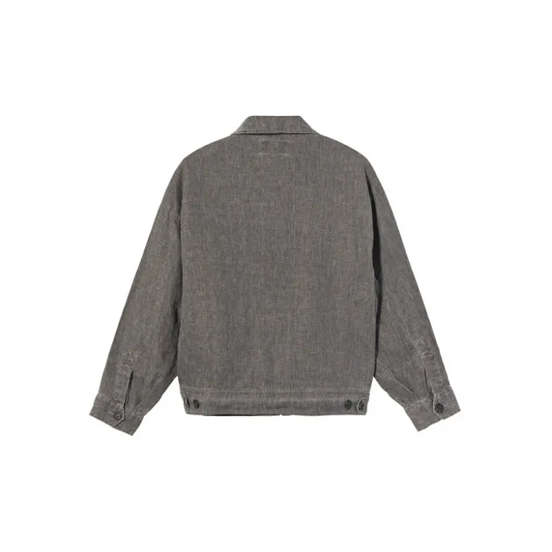 Stussy Jackets Unisex Gray Brown-1