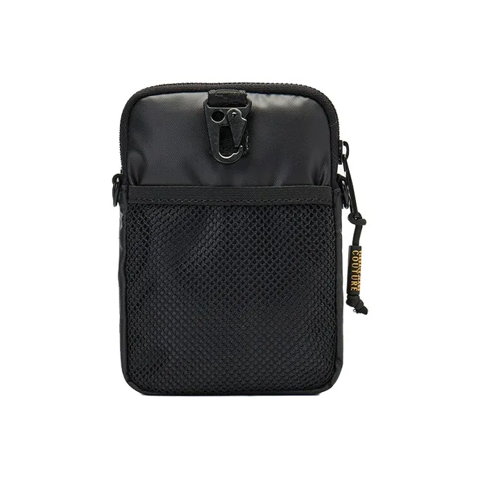 VERSACE JEANS COUTURE Fabric Camera Bag Shoulder Bag Crossbody Bag Men's Black-1