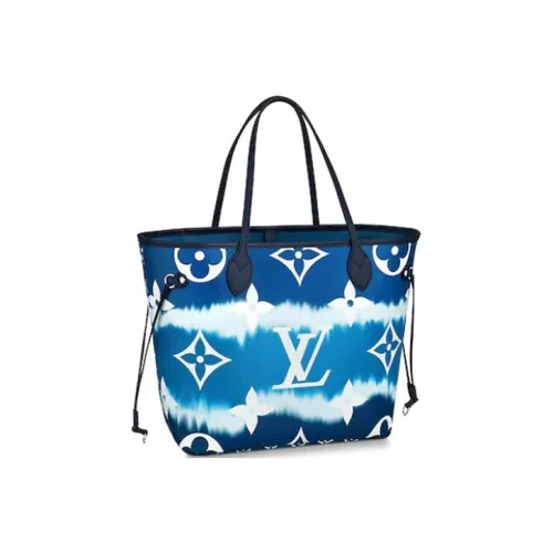 LOUIS VUITTON Neverfull LV Escale MM Bleu