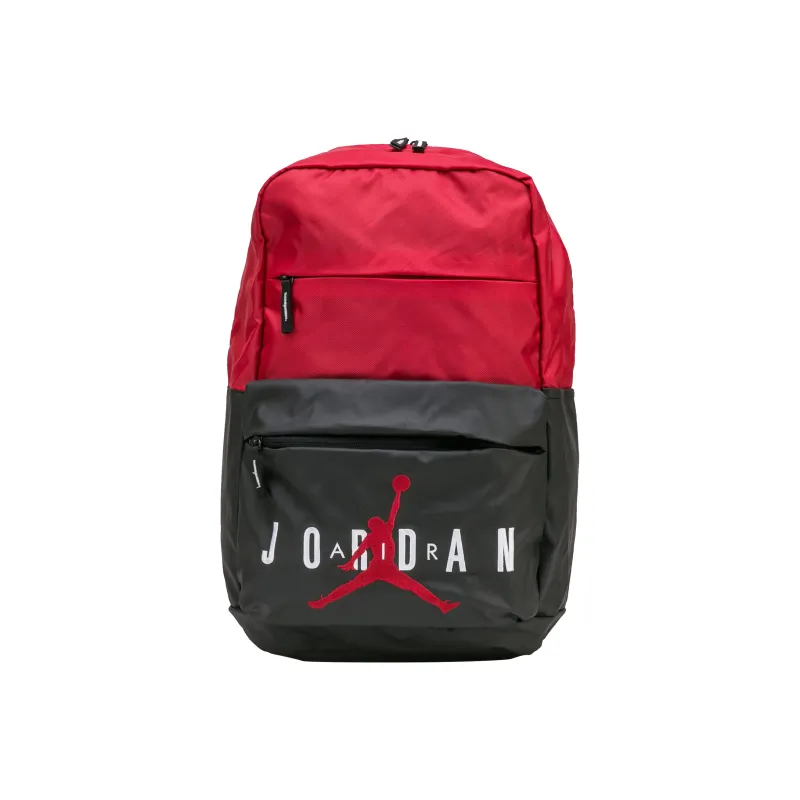 Jordan Polyester Basketball Bag Backpack Regular Unisex Bred Black Red-0