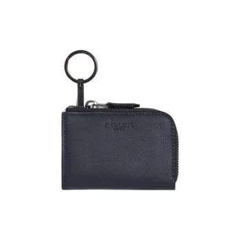 COACH Key Case Key Pouches Navy