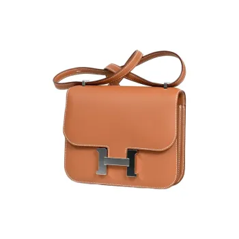 HERMES Constance Swift Calfskin Handheld Crossbody Bag, Shoulder Bag Women's