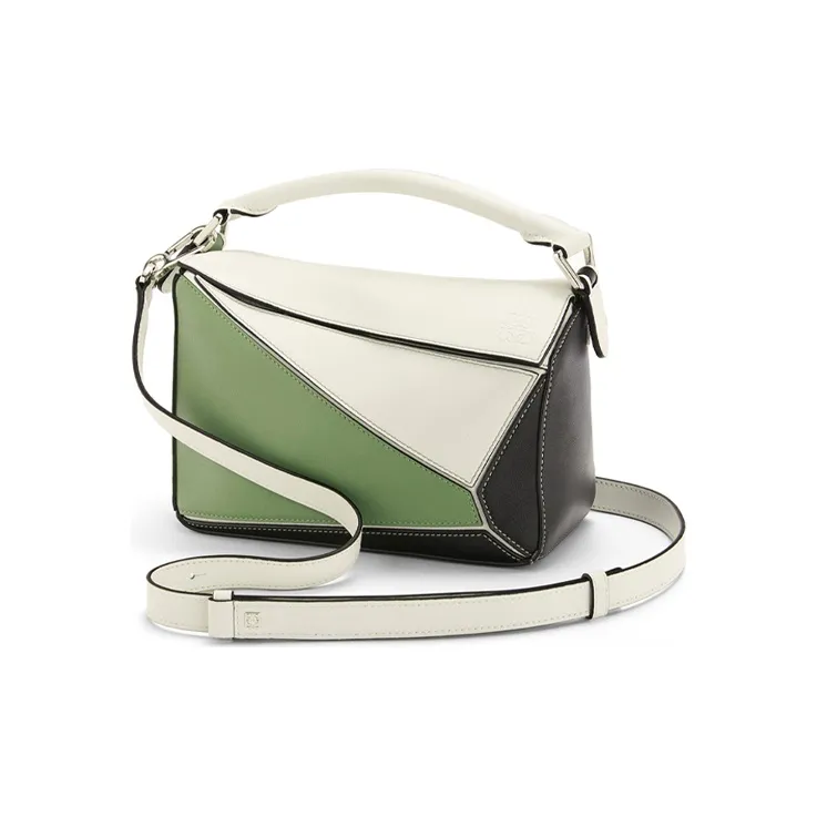 LOEWE Puzzle Cow Leather Geometric Puzzle Bag, Portable Crossbody Bag, Shoulder Bag Women's-1
