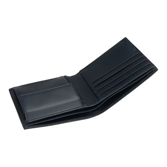 GUCCI Leather Wallet Men's Dark Blue/Navy Blue-3