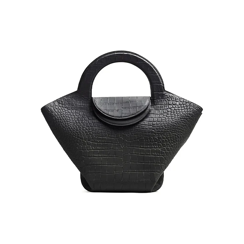 Bottega Veneta Leather Handbag Women's Black-0