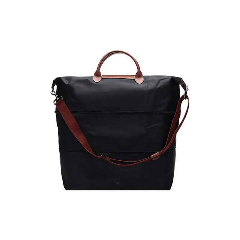 LONGCHAMP Le Pliage Fabric, Polyamide One Shoulder Handbag Large Size Women's Black-1