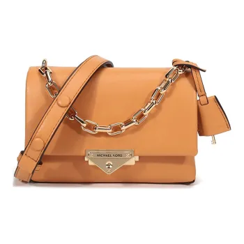 MICHAEL KORS Cece Cow Leather Handbag Crossbody Bag Shoulder Bag Mini Women's Sunset Yellow Color