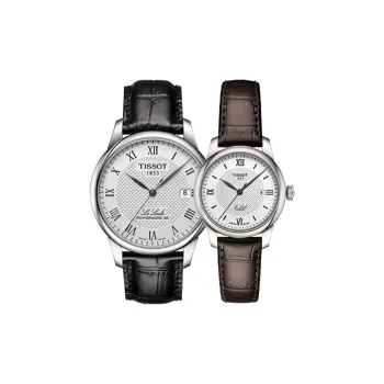 TISSOT Le Locle Collection Mechanical Movement Unisex Watch 39.3mm White Dial