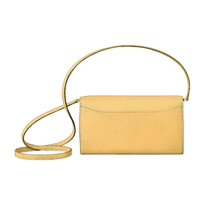 HERMES Constance To Go Cow Leather Shoulder Bag Crossbody Bag Women's Chick Yellow-2