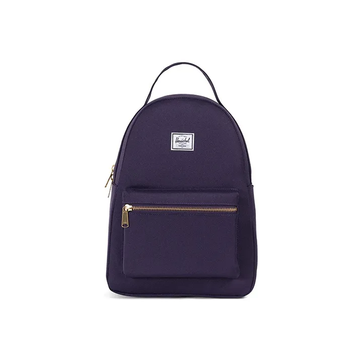 Herschel Polyester Backpack Small Size Unisex Dark Purple-0