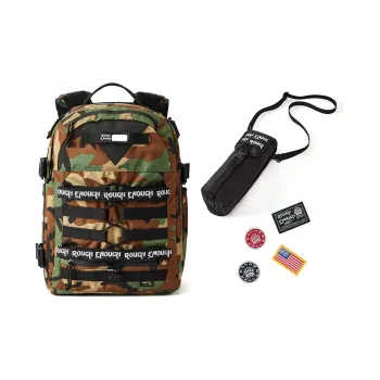 Rough Enough CORDURA Camera Bag Lens Bag Backpack Regular Men's Camouflage