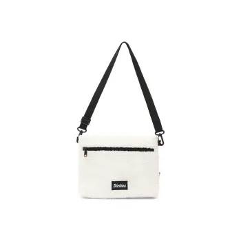Dickies Sherpa Polar Fleece Shoulder Bag Crossbody Bag Regular Unisex White