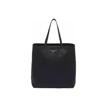 PRADA Saffiano Leather Tote Bag Shopping Bag Handbag Men's Black