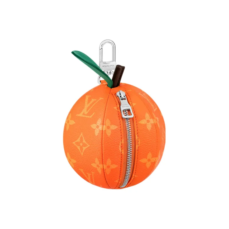 LOUIS VUITTON Orange Pouch Orange-2