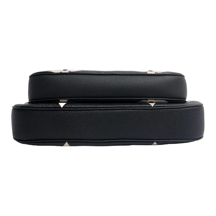 LOUIS VUITTON Multi Pochette Monogram Empreinte Bi color Black-3